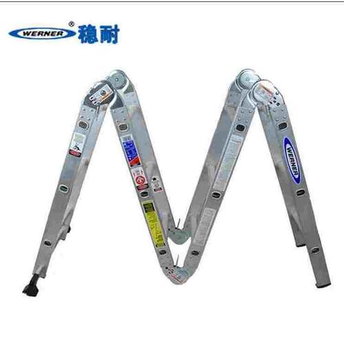 稳耐(Werner) 铝合金万能梯多功能折叠梯 M1A-6-12B M1A-8-16B