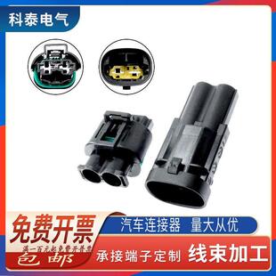 DJ7021Y-8-11/21汽车接插件大电流风扇电机插头 1544334-1 154431