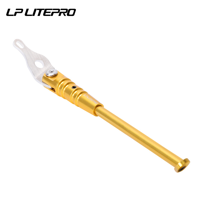 新款LP 小布折叠自行车脚撑铝合金车撑支架适用小布349停车架品