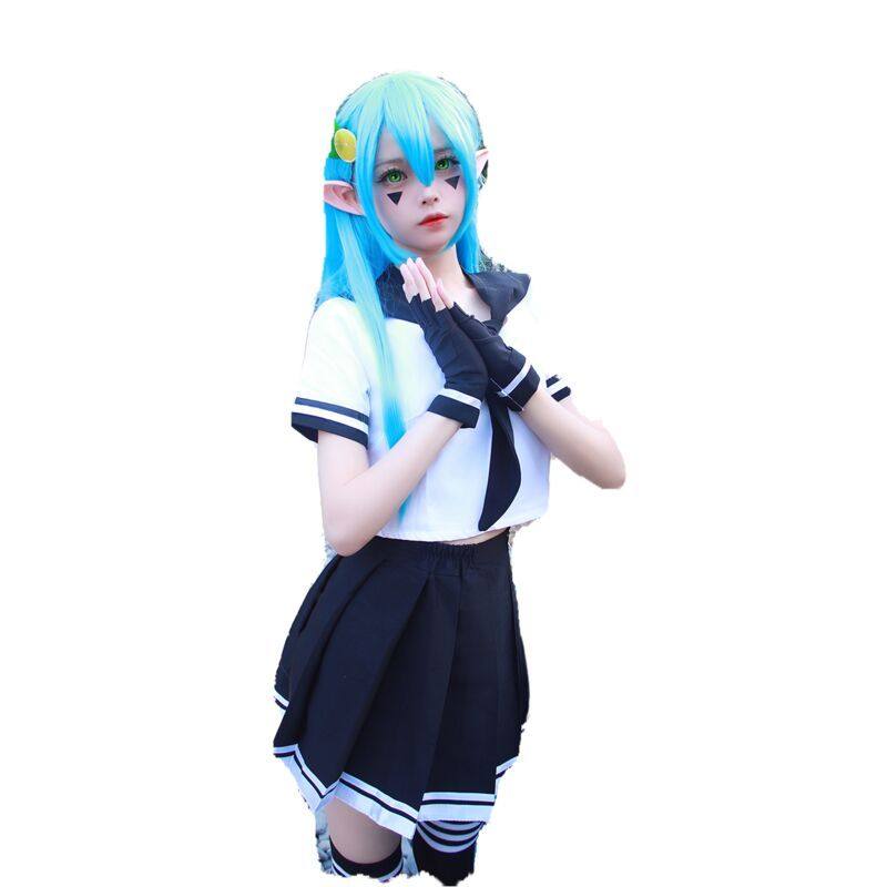 现货 】凹凸世界cos服套装安莉洁cos装小学生柠檬妹cosplay服
