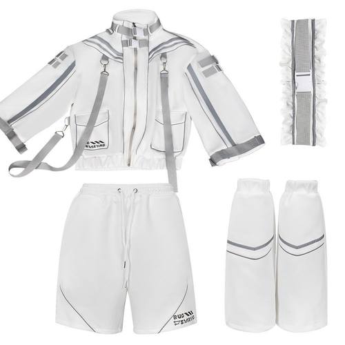 【现货】赛博朋克风cos服机能风冲锋衣全套万圣节立结 y2k套装