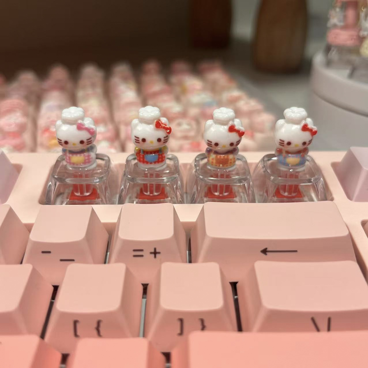 围裙HelloKitty定制键帽四只装
