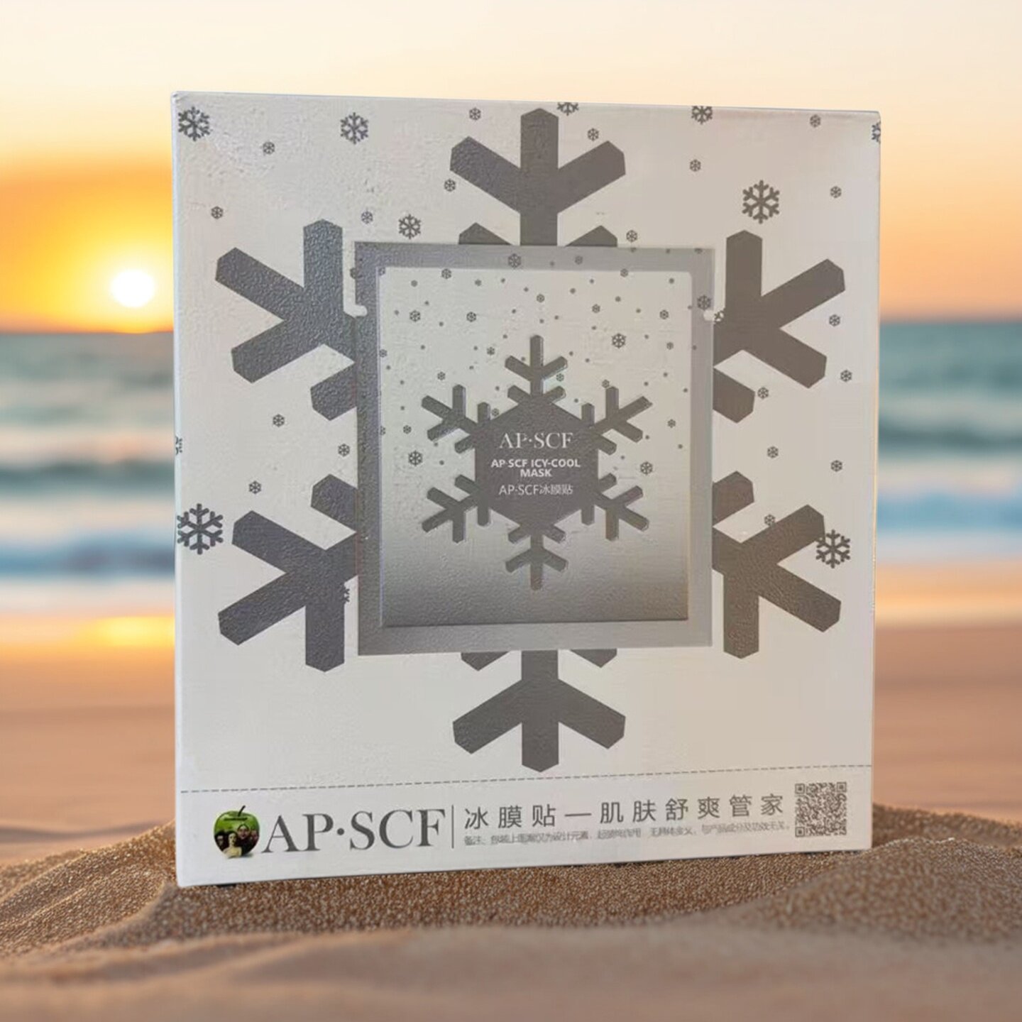 APSCF冰膜贴补水修护提亮面膜