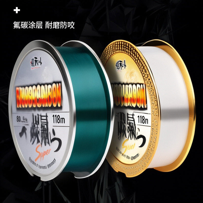 碳氟鱼线118米碳素线碳线子线主线海竿台钓手竿钓线尼龙线