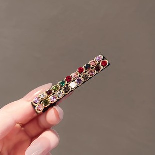 法式 弹簧夹质感牛奶丝布艺发卡褶皱裙摆精致百搭蝴蝶结发夹女 新品