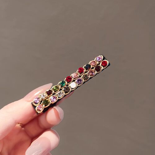 法式新品弹簧夹质感发卡