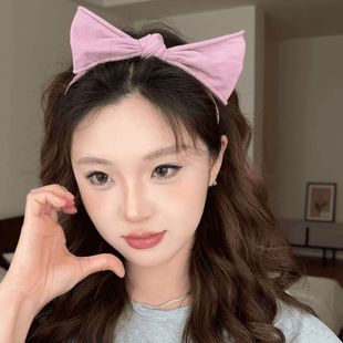 是发绳也是发带女加大号发圈发量多头绳蝴蝶结发绳发箍甜妹氛围感