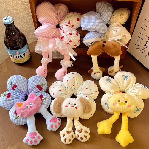 可爱卡通趣味花朵大肠发圈