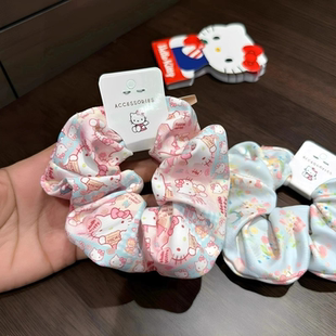 哈喽Kitty大肠发圈女高级感发饰头饰可爱设计感丸子头绳简约发绳