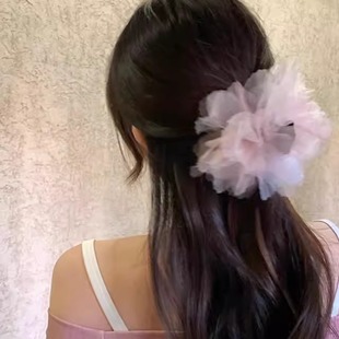 美到心里 仙气花朵流苏抓夹森系少女氛围发饰 甜美气质温柔新中式