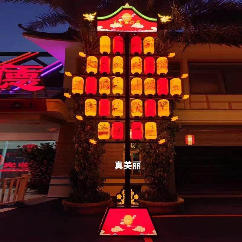 不夜城灯笼中式国潮风八角古风大唐吊灯造型灯景观灯厂家LED节能,家装灯饰光源,景观庭院灯饰,淘宝优惠券,粉丝福利购,淘宝优惠卷