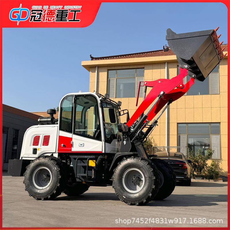 四驱多功能装载机建筑工程铲车农用柴油装载机养殖厂清粪小铲车