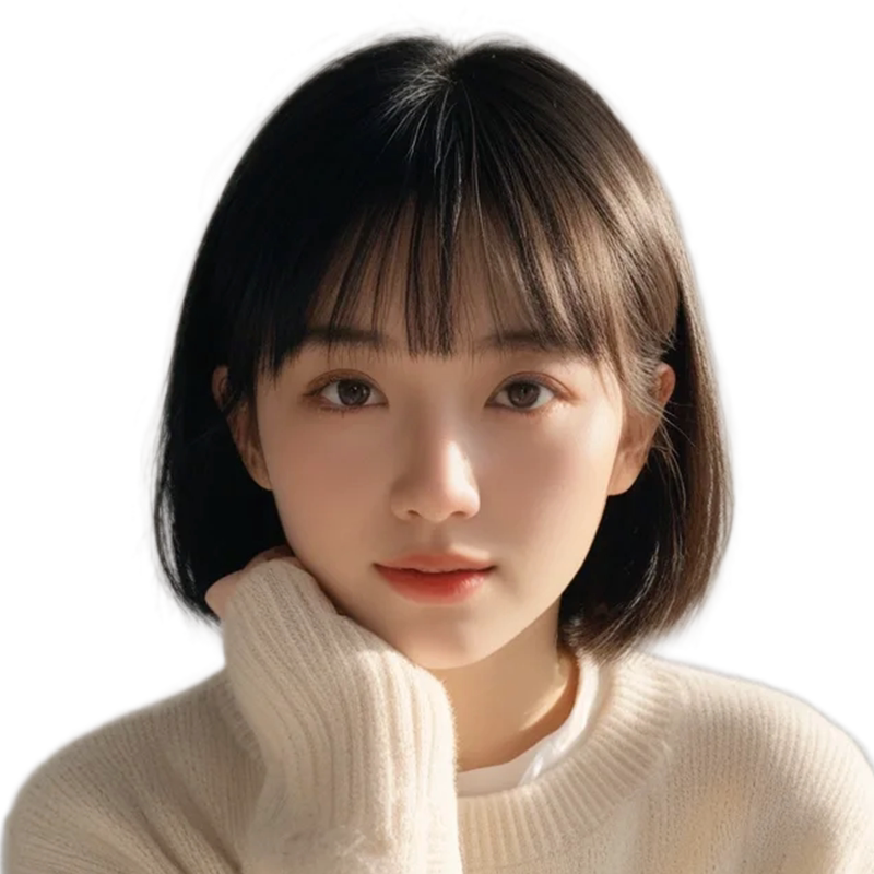 短发初恋假发女全头套无痕真发全女士整顶假发