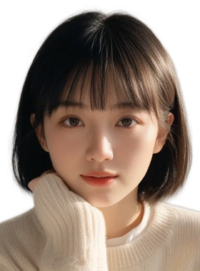 短发初恋假发女全头套无痕真发全真人发丝自然日常整顶假发