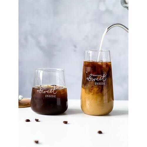 espresso cup double glass insulated italian latte mocha