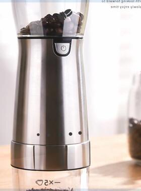 Portable Electric Burr Coffee Grinder Bean Grinding Machine