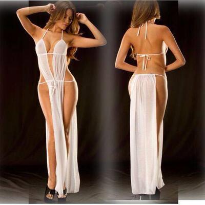 Sexy sexy long skirt open back sexy temptation sexy suit