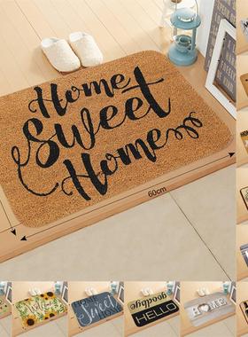 40x60cm Bathroom Kitchen Floor Mat Welcome Sweet Home Letter