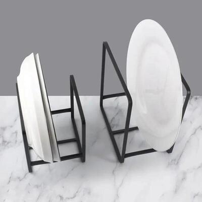 1pc kitchen cabinet plate storage countertop dish rack drawe