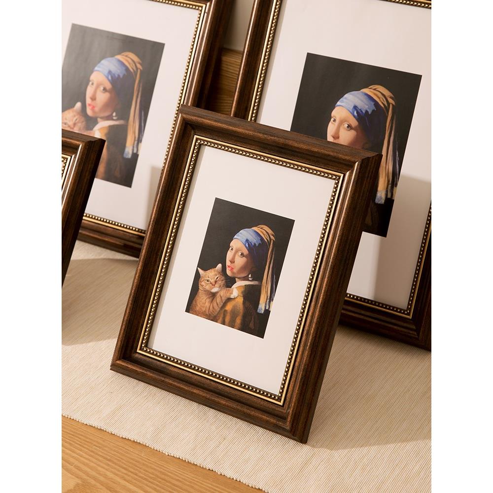 Creative retro picture frame outside frame photo frame set