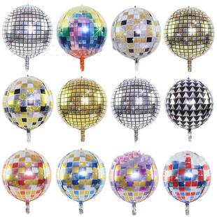 Silver Gold Disco ball Birthday party 4D Balloon Halloween
