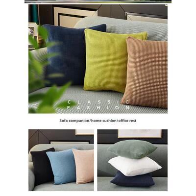 Throw pillow sofa back cushion cover velvet Pillow case靠垫