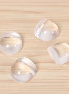 Transparent Self Adhesive Door Stopper Silica Gel Door Handl