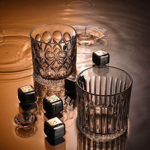 red wine set crystal whiskey glass cup old fashioned cup