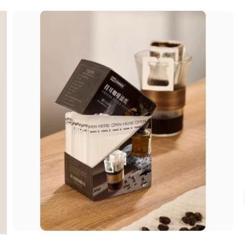 50pcs Coffee Filter Bags Hanging Ear Style Filters Paper