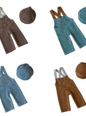 Newborn Photography Props Set Baby Boy Picture Outfits