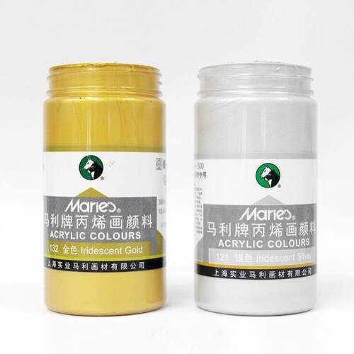 acrylic paint gold metallic pigment buddha gold silver paint