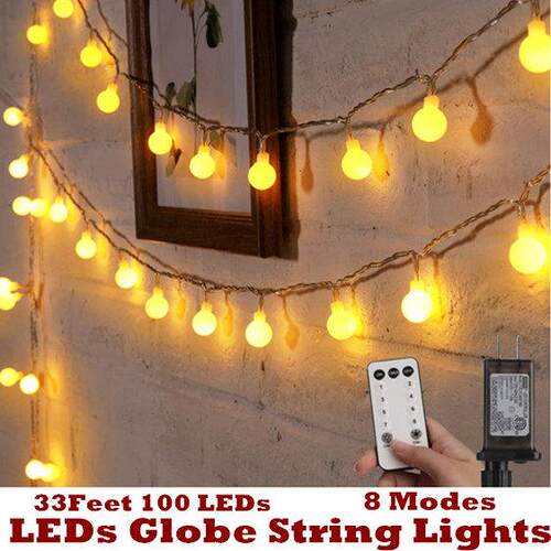 LEDs Globe String Lights Christmas Decorations Ball