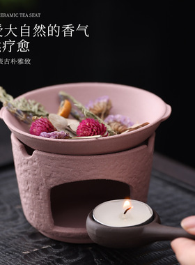粗陶日式创意香薰炉陶瓷