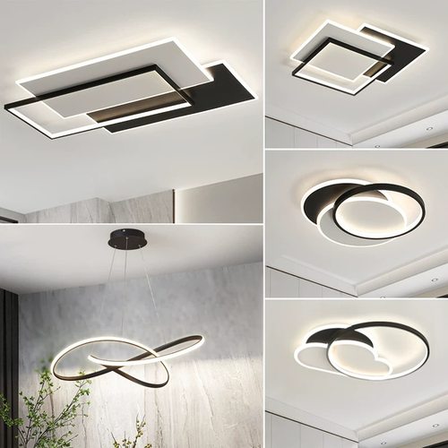 客厅大灯2025新款现代简约大气主灯组合全屋套餐LED全光谱吸顶灯