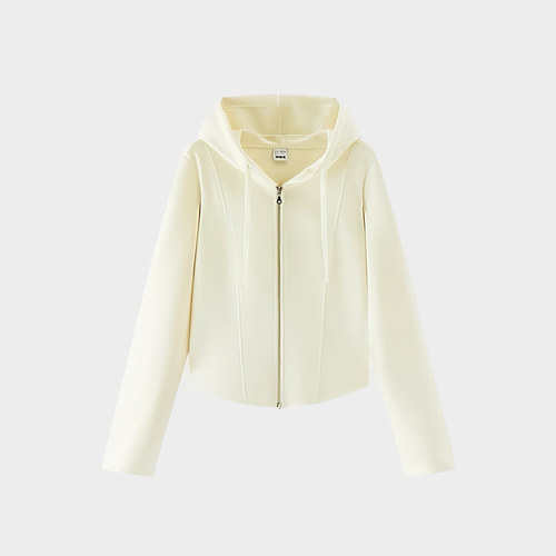 【商场同款】森马外套女短款分割2025秋新款纯色夹克101525108018