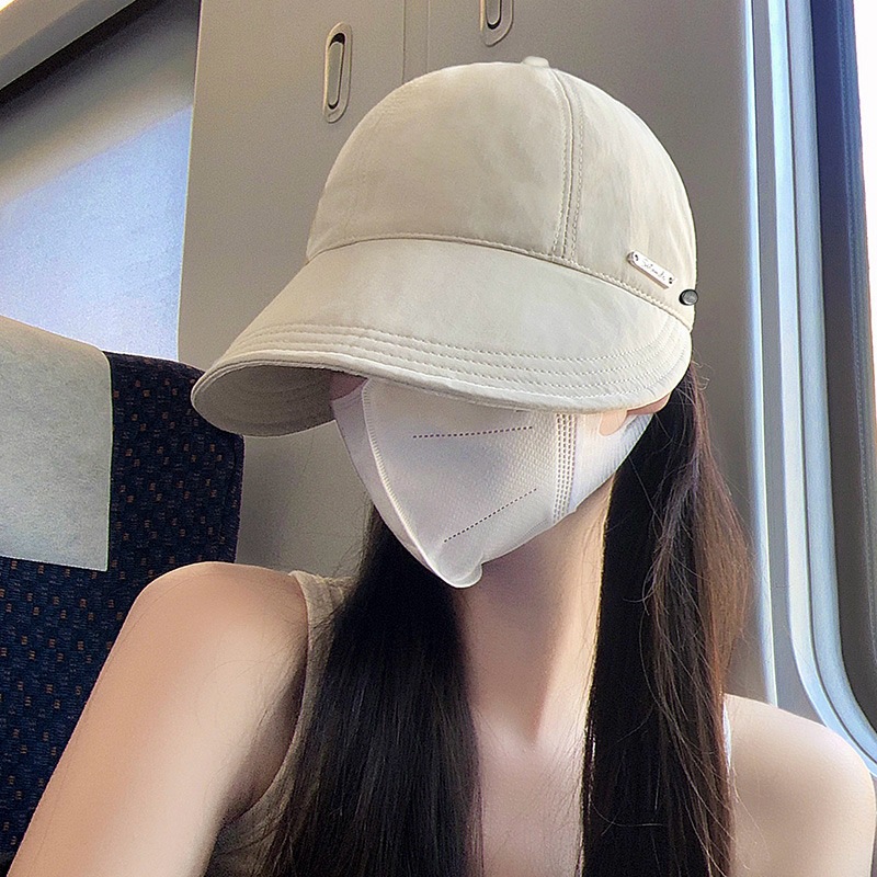 防晒遮阳帽女露思同款夏天可扎低