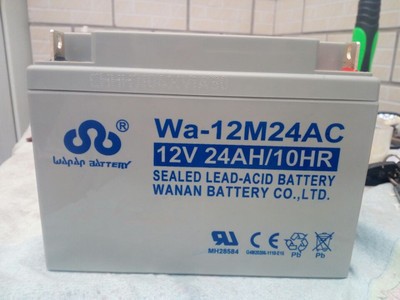 万安蓄电池Wa12M14AT 38AT消防12v7ah12ah14ah65ah直流EPS应急UPS 五金/工具 蓄电池 原图主图