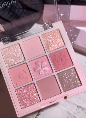 樱花九色眼影dasique九宫格韩国