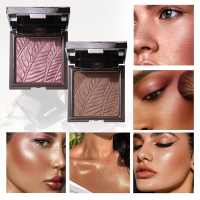 Embossed Bronzers Highlighter Makeup Palette 3D Nose Shadow