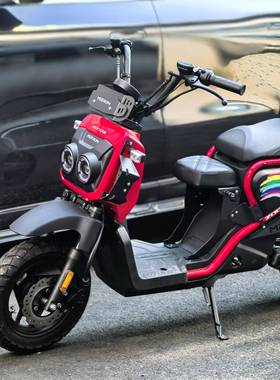 臻盟原创-本田祖玛zoomer折叠儿童座椅短尾尾架靠背加厚后折叠