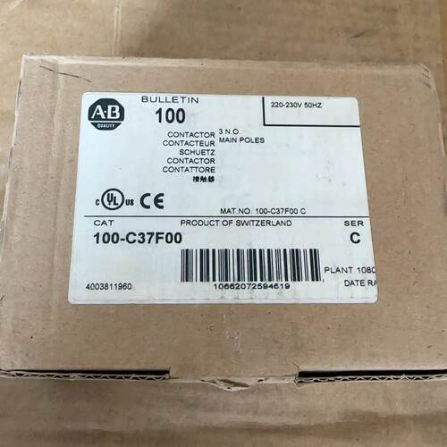 100-C37F00 AB接触器 工业工控电气器件议价维修
