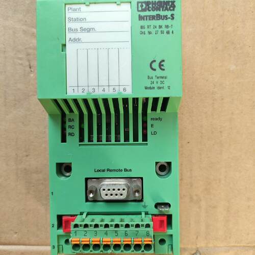 IBS RT 24 BK RB-T 总线终端模块 工控自动化配件议价维修