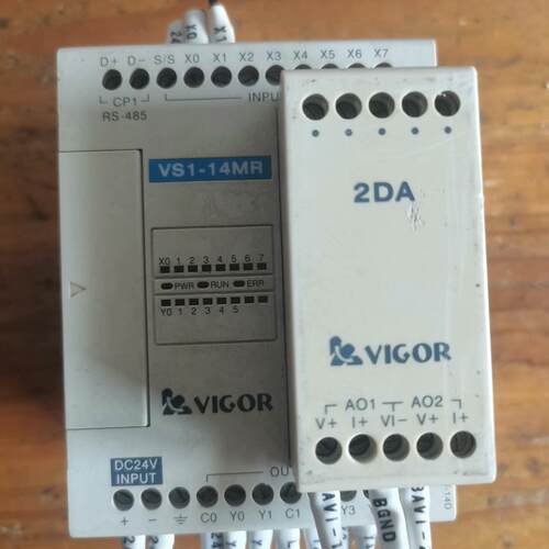 VS1-14MR 2DA VIGOR丰炜PLC控制器扩展模块议价维修