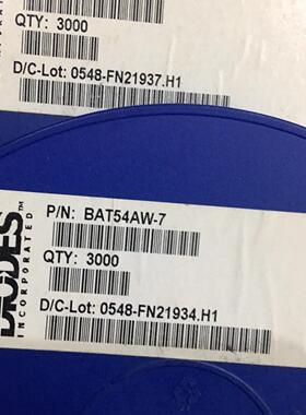 BAT54AW-7 美台贴片二极管 电子器件议价维修