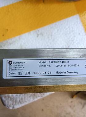 SAPPHIRE 488-10 激光器 COHERENT相干 实验器材议价维修