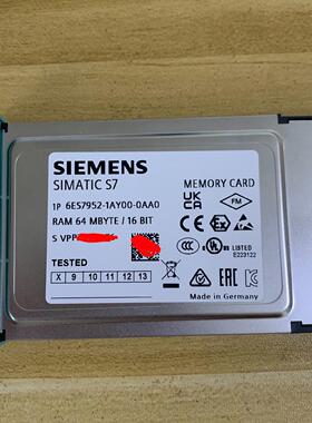 6ES7952-1AY00-0AA0 工控存储卡 RAM 64MBYTE 16 BIT议价维修