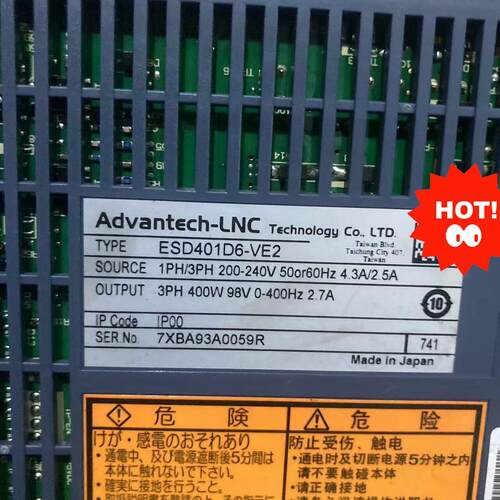 ESD401D6-VE2 Advantech-LNC工控驱动器  三个月外观无议价维修