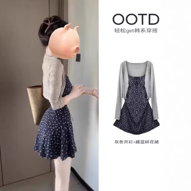 碎花连衣裙女夏裙子夏日绝美漂亮连衣裙