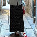 福饮沸别【波光粼粼】大码女装休闲百搭显瘦波点半身裙2022