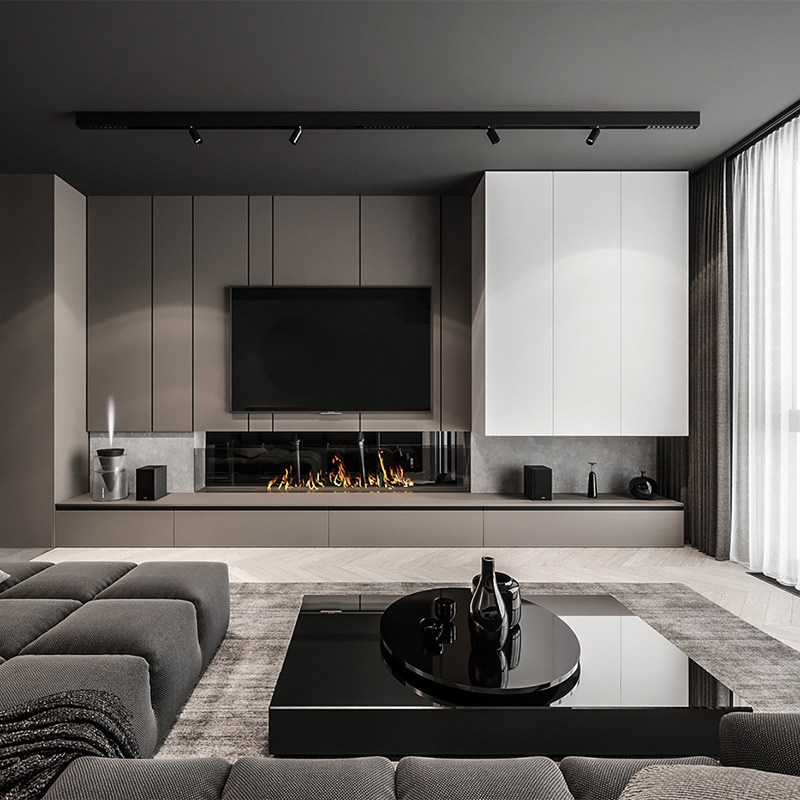 厂销爱格电视背c景墙定制护墙板现代简约装饰板墙裙订制轻奢全品